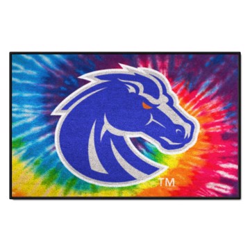 Wholesale-Boise State Broncos Starter Mat - Tie Dye 19"x30" SKU: 34016