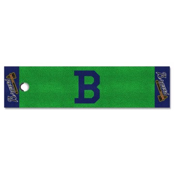 Wholesale-Boston Braves Putting Green Mat - Retro Collection MLB 18" x 72" SKU: 1846