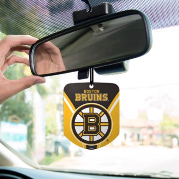Wholesale-Boston Bruins Air Freshener 2-pk NHL Interior Auto Accessory - 2 Piece SKU: 63172
