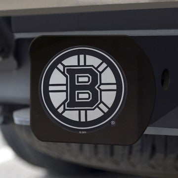Wholesale-Boston Bruins Hitch Cover NHL Chrome Emblem on Black Hitch - 3.4" x 4" SKU: 20991