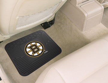 Wholesale-Boston Bruins Utility Mat NHL Back Seat Car Floor Mats - 1 Piece - 14" x 17" SKU: 10760