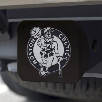 Wholesale-Boston Celtics Hitch Cover NBA Chrome Emblem on Black Hitch - 3.4" x 4" SKU: 21010