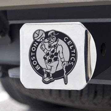 Wholesale-Boston Celtics Hitch Cover NBA Chrome Emblem on Chrome Hitch - 3.4" x 4" SKU: 15114