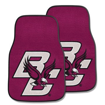 Wholesale-Boston College Eagles 2-pc Carpet Car Mat Set 17in. x 27in. - 2 Pieces SKU: 5193