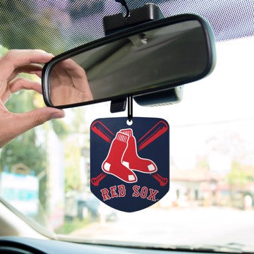 Wholesale-Boston Red Sox Air Freshener 2-pk MLB Interior Auto Accessory - 2 Piece SKU: 61543