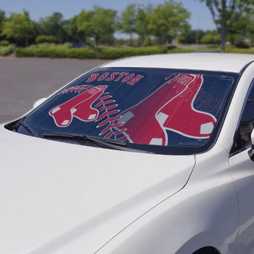 Wholesale-Boston Red Sox Auto Shade MLB Windshield Sun Shade - 59" x 29.5" SKU: 60032