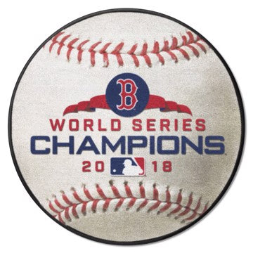 Wholesale-Boston Red Sox Baseball Mat MLB Accent Rug - Round - 27" diameter SKU: 25704