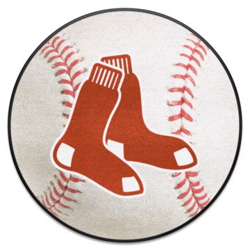 Wholesale-Boston Red Sox Baseball Mat MLB Accent Rug - Round - 27" diameter SKU: 29170