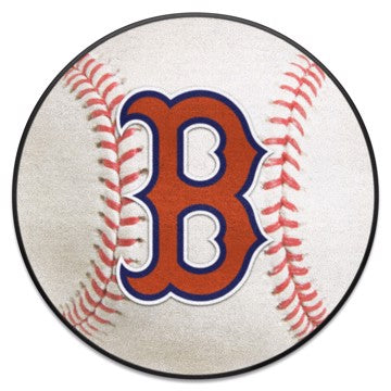 Wholesale-Boston Red Sox Baseball Mat MLB Accent Rug - Round - 27" diameter SKU: 6332