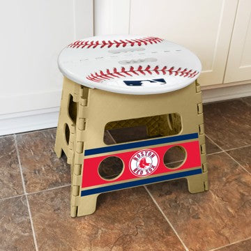 Wholesale-Boston Red Sox Folding Step Stool MLB Foot Stool - 14" x 13" SKU: 24701