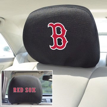 Wholesale-Boston Red Sox Headrest Cover MLB Universal Fit - 10" x 13" SKU: 12531