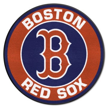 Wholesale-Boston Red Sox Roundel Mat MLB Accent Rug - Round - 27" diameter SKU: 18129
