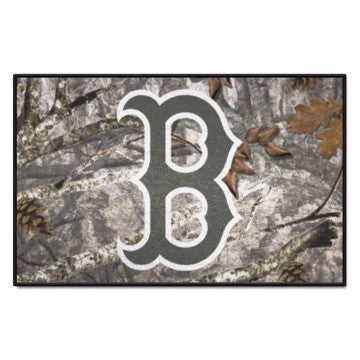 Wholesale-Boston Red Sox Starter Mat - Camo MLB Accent Rug - 19" x 30" SKU: 34918