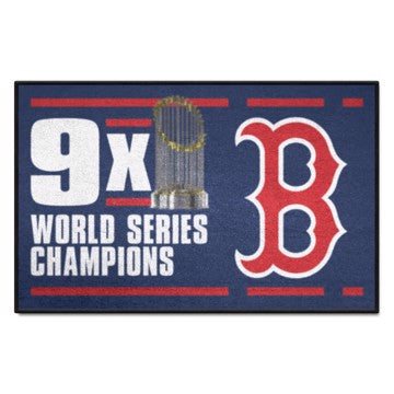 Wholesale-Boston Red Sox Starter Mat - Dynasty MLB Accent Rug - 19" x 30" SKU: 36025