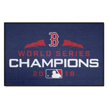Wholesale-Boston Red Sox Starter Mat MLB Accent Rug - 19" x 30" SKU: 25703