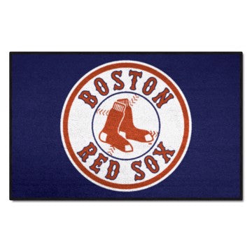 Wholesale-Boston Red Sox Starter Mat MLB Accent Rug - 19" x 30" SKU: 6335