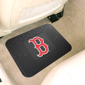 Wholesale-Boston Red Sox Utility Mat MLB Back Seat Car Floor Mats - 1 Piece - 14" x 17" SKU: 10058