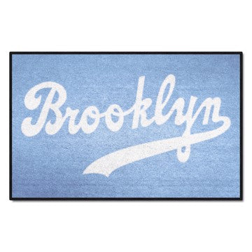Wholesale-Brooklyn Dodgers Starter Mat - Retro Collection MLB Accent Rug - 19" x 30" SKU: 1807