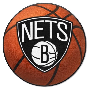 Wholesale-Brooklyn Nets Basketball Mat NBA Accent Rug - Round - 27" diameter SKU: 10204
