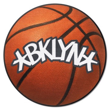 Wholesale-Brooklyn Nets Basketball Mat NBA Accent Rug - Round - 27" diameter SKU: 36887
