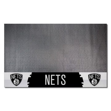 Wholesale-Brooklyn Nets Grill Mat NBA Vinyl Mat - 26" x 42" SKU: 14197