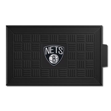 Wholesale-Brooklyn Nets Medallion Door Mat NBA Outdoor Door Mat - 19.5" x 31" SKU: 11418