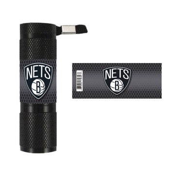 Wholesale-Brooklyn Nets Mini LED Flashlight NBA 1.1" H x 0.3" W x 3.4" L SKU: 63520