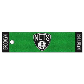 Wholesale-Brooklyn Nets Putting Green Mat NBA 18" x 72" SKU: 9343