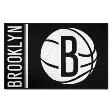 Wholesale-Brooklyn Nets Starter Mat - Uniform NBA Accent Rug - 19" x 30" SKU: 17919