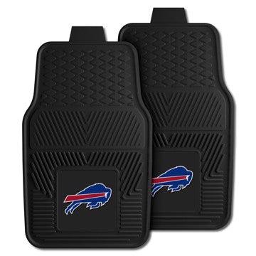 Wholesale-Buffalo Bills 2-pc Vinyl Car Mat Set NFL Auto Floor Mat - 2 piece Set - 17" x 27" SKU: 8887