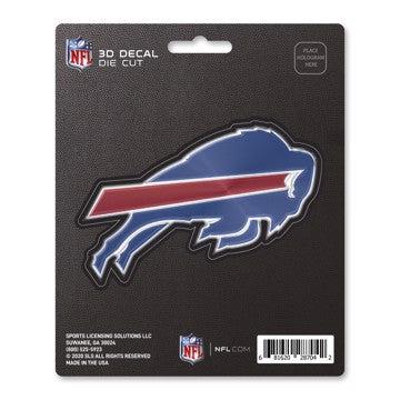 Wholesale-Buffalo Bills 3D Decal NFL 1 piece - 5” x 6.25” (total) SKU: 62767