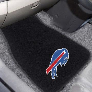 Wholesale-Buffalo Bills Embroidered Car Mat Set NFL Auto Floor Mat - 2 piece Set - 17" x 25.5" SKU: 20599