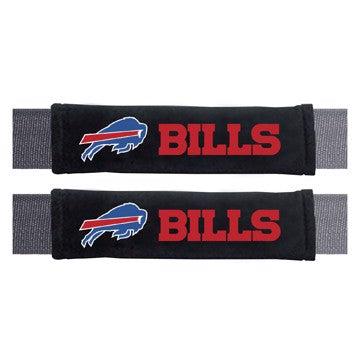 Wholesale-Buffalo Bills Embroidered Seatbelt Pad - Pair NFL Interior Auto Accessory - 2 Pieces SKU: 32036