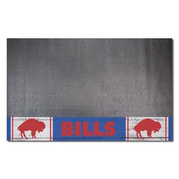 Wholesale-Buffalo Bills Grill Mat - Retro Collection NFL Vinyl Mat - 26" x 42" SKU: 32559