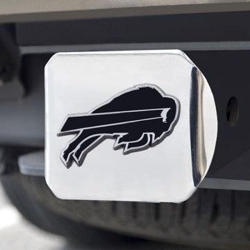 Wholesale-Buffalo Bills Hitch Cover NFL Chrome Emblem on Chrome Hitch - 3.4" x 4" SKU: 21495