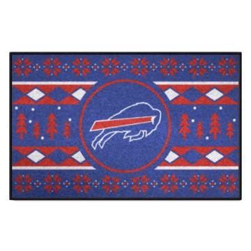 Wholesale-Buffalo Bills Holiday Sweater Starter Mat 19"x30" SKU: 26193