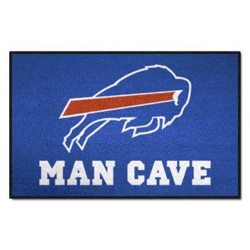 Wholesale-Buffalo Bills Man Cave Starter NFL Accent Rug - 19" x 30" SKU: 14273