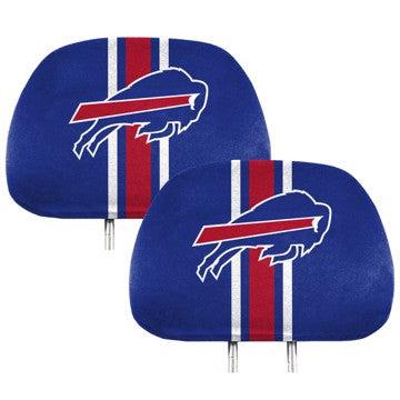 Wholesale-Buffalo Bills Printed Headrest Cover NFL Universal Fit - 10" x 13" SKU: 62005