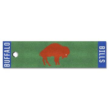 Wholesale-Buffalo Bills Putting Green Mat - Retro Collection NFL 18" x 72" SKU: 32560