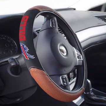 Wholesale-Buffalo Bills Sports Grip Steering Wheel Cover NFL Universal Fit - 14.5" to 15.5" SKU: 62086