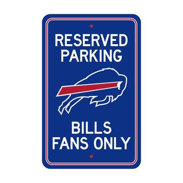 Wholesale-Buffalo Bills Team Color Reserved Parking Sign Décor 18in. X 11.5in. Lightweight NFL Lightweight Décor - 18" X 11.5" SKU: 32152