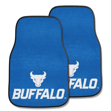 Wholesale-Buffalo Bulls 2-pc Carpet Car Mat Set 17in. x 27in. - 2 Pieces SKU: 18320