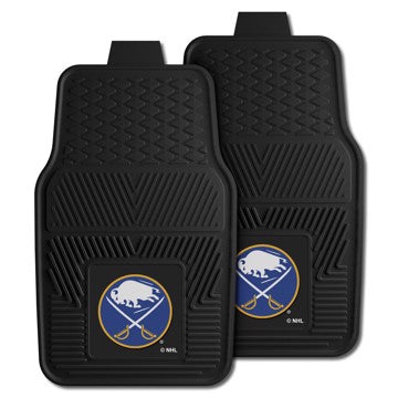 Wholesale-Buffalo Sabres 2-pc Vinyl Car Mat Set NHL Auto Floor Mat - 2 piece Set - 17" x 27" SKU: 10508