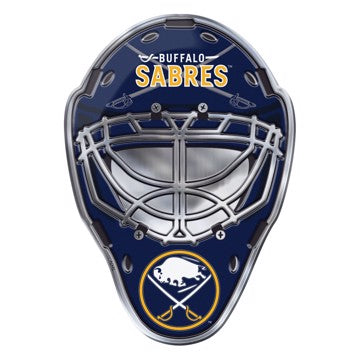 Wholesale-Buffalo Sabres Embossed Helmet Emblem NHL Exterior Auto Accessory - Aluminum Color SKU: 60714