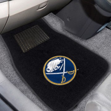 Wholesale-Buffalo Sabres Embroidered Car Mat Set NHL Auto Floor Mat - 2 piece Set - 17" x 25.5" SKU: 17616