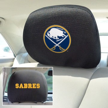 Wholesale-Buffalo Sabres Headrest Cover Set NHL Universal Fit - 10" x 13" SKU: 14779