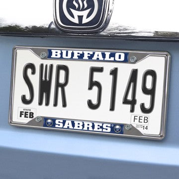 Wholesale-Buffalo Sabres License Plate Frame NHL Exterior Auto Accessory - 6.25" x 12.25" SKU: 14844