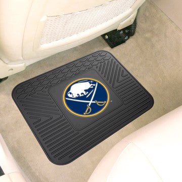 Wholesale-Buffalo Sabres Utility Mat NHL Back Seat Car Floor Mats - 1 Piece - 14" x 17" SKU: 10761