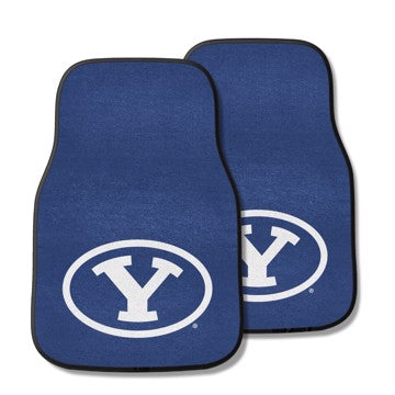 Wholesale-BYU Cougars 2-pc Carpet Car Mat Set 17in. x 27in. - 2 Pieces SKU: 5199
