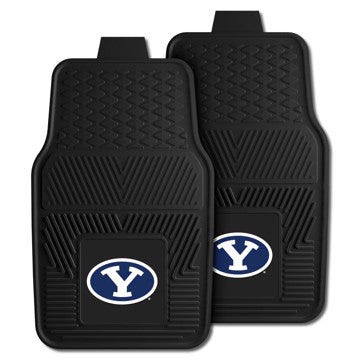 Wholesale-BYU Cougars 2-pc Vinyl Car Mat Set 17in. x 27in. - 2 Pieces SKU: 10310